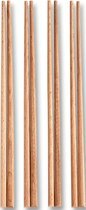 Eetstokjes Chopsticks - Bruin - Hout - 4 paar Eetstokjes Chopsticks - Bruin - Hout - 4 paar
