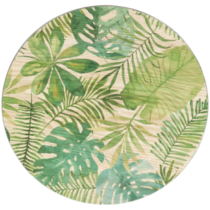 Decoratie bord met Blad Motief - Groen / Multicolor - Kunststof - Ø 32.5 cm - Decobord - Onderbord - Sjiek dineren Decoratie bord met Blad Motief - Groen / Multicolor - Kunststof - Ø 32.5 cm - Decobord - Onderbord - Sjiek dineren