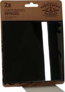 Grooming spiegel - Vergrotende spiegel - Vergroot tot 2 keer - Spiegel met zuignap - 14x14 cm - Scheren - Scheer spiegel Grooming spiegel - Vergrotende spiegel - Vergroot tot 2 keer - Spiegel met zuignap - 14x14 cm - Scheren - Scheer spiegel