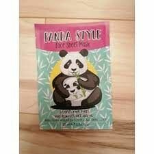 Panda Style Face Sheet Mask - voor alle huidtypes - Gezichtsmasker - Cleanses Pores & Removes dirt and oil Panda Style Face Sheet Mask - voor alle huidtypes - Gezichtsmasker - Cleanses Pores & Removes dirt and oil