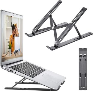Inklapbare Lapstopstandaard - Standaard - Thuiswerken - Notebook - Foldable Laptop Stand - Fits 13 to 15 laptops Inklapbare Lapstopstandaard - Standaard - Thuiswerken - Notebook - Foldable Laptop Stand - Fits 13 to 15 laptops