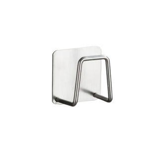 RVS Sponshouders - Zilver - Metaal - 5 x 5 cm - Set van 2 - Keuken - Spons RVS Sponshouders - Zilver - Metaal - 5 x 5 cm - Set van 2 - Keuken - Spons