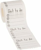WC Rol ' Shit To Do ' - WC papier in geschenk blik - Wit / Zwart - Cadeau tip - Vaderdag Cadeau - Funny - Fopartikel WC Rol ' Shit To Do ' - WC papier in geschenk blik - Wit / Zwart - Cadeau tip - Vaderdag Cadeau - Funny - Fopartikel