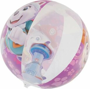 Paw Patrol Opblaasbare Strandbal - Roze / Paars - Plastic Paw Patrol Opblaasbare Strandbal - Roze / Paars - Plastic