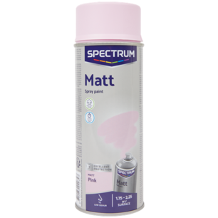 Spuitbusverf - Matt Roze / Pink - Meubelspray - Lakspray - Heat Resistant - Spuitverf - Sneldrogend - Acrylaat lak - Set van 2 (2x 400 ml) - geschikt voor 1,75 tot 2,25 M2 oppervlakte - 10 min quick dry Spuitbusverf - Matt Roze / Pink - Meubelspray - Lakspray - Heat Resistant - Spuitverf - Sneldrogend - Acrylaat lak - Set van 2 (2x 400 ml) - geschikt voor 1,75 tot 2,25 M2 oppervlakte - 10 min quick dry