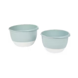 Mengkommen set COOKINA - set van 2 - Vintage Groen / Mint - 3.5 liter en 2.5 liter - Antislip Mengkommen set COOKINA - set van 2 - Vintage Groen / Mint - 3.5 liter en 2.5 liter - Antislip