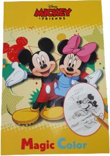 Magic Color Mickey & Friends Tekenboek - Toverblok - Geel - 32x15 cm Magic Color Mickey & Friends Tekenboek - Toverblok - Geel - 32x15 cm