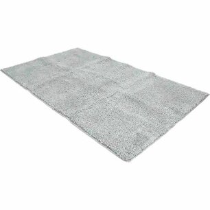 Badmat XXL TYRESE - Grijs - Polyester - 70 x 120 cm Badmat XXL TYRESE - Grijs - Polyester - 70 x 120 cm