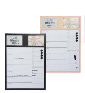 Memobord / Whiteboard Marker FAMILYBUDDY - Weekplanner - Bruin - 50 x 36 cm - Ruimte voor Notities Memobord / Whiteboard Marker FAMILYBUDDY - Weekplanner - Bruin - 50 x 36 cm - Ruimte voor Notities