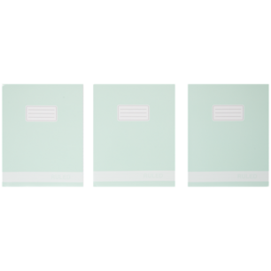 Schriften gelijnd A5 ZOLA - Mint / Groen - Papier - 3 Stuks - A 5 - Schoolschrift - Schrift - Back To School - School - Kantoor - Schriften Schriften gelijnd A5 ZOLA - Mint / Groen - Papier - 3 Stuks - A 5 - Schoolschrift - Schrift - Back To School - School - Kantoor - Schriften