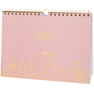 Familie Week Planner Calender incl. Sticker Sheet - Roze - Jaar 2024 - OLD PINK Familie Week Planner Calender incl. Sticker Sheet - Roze - Jaar 2024 - OLD PINK
