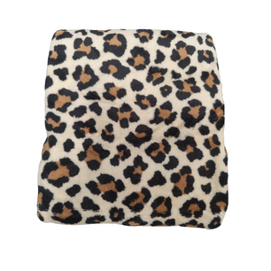 Fleece deken luipaard / panter print 130 x 160 cm - Woondecoratie plaids / dekentje met dierenprint - Luipaard / panterprint plaids Fleece deken luipaard / panter print 130 x 160 cm - Woondecoratie plaids / dekentje met dierenprint - Luipaard / panterprint plaids