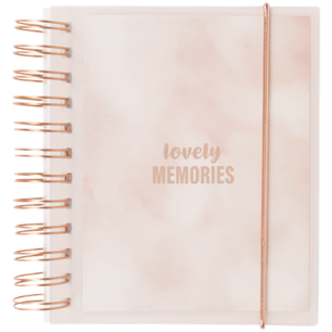 Fotoalbum met spiraal - Cloud - Soft Pink - 25 insteekvellen - Mini Foto album - 16 cm x 16 cm Fotoalbum met spiraal - Cloud - Soft Pink - 25 insteekvellen - Mini Foto album - 16 cm x 16 cm