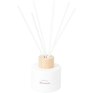Geurstokjes SHAWN - Flowers - Wit / Hout - Hout / Kunststof - 80 ml - Geurstokjes Geurstokjes SHAWN - Flowers - Wit / Hout - Hout / Kunststof - 80 ml - Geurstokjes