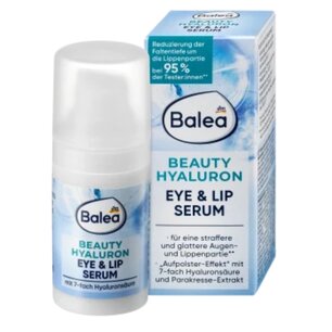 Balea Serum Schoonheid Hyaluron Oog & Lip, 15 ml