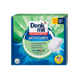 Denkmit Sterk Wasmiddel Active Cubes - 30 WL