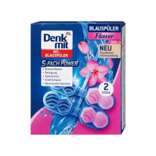 Denkmit Toilet Blauwe Spoeler Bloem - 96 gr Denkmit Toilet Blauwe Spoeler Bloem - 96 gr