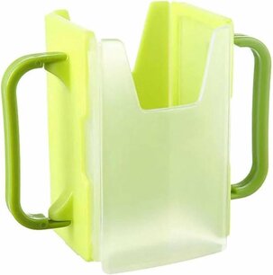 Anti knijp bekerhouder SIPPY - Groen - Kunststof - Drankhouder - Sapdoos - Bekerhouder - Anti spill - Drankhouder - Drinkpakjeshouder Anti knijp bekerhouder SIPPY - Groen - Kunststof - Drankhouder - Sapdoos - Bekerhouder - Anti spill - Drankhouder - Drinkpakjeshouder