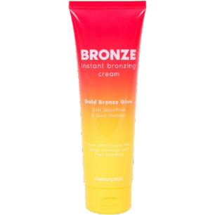 Instant Tan Bronzing Cream - Geel / Rood - Gold Bronze Glow - Vegan - 125 ml - Self tan Cream - Light & easy apply -Zelfbruiningslotion - 24 h Transfer resistant / Wash Off Instant Tan Bronzing Cream - Geel / Rood - Gold Bronze Glow - Vegan - 125 ml - Self tan Cream - Light & easy apply -Zelfbruiningslotion - 24 h Transfer resistant / Wash Off