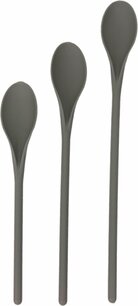 Pollepels SPOONY - Grijs - Kunststof - Set van 3 - Afmetingen 25 cm - 28 cm - 33 cm - Pollepel - Hittebestending tot 170 graden Pollepels SPOONY - Grijs - Kunststof - Set van 3 - Afmetingen 25 cm - 28 cm - 33 cm - Pollepel - Hittebestending tot 170 graden