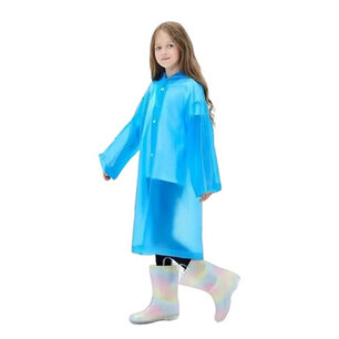 Product Regenjas / Poncho voor kids DRUPPIE - Blauw - One Size - Unisex - Met Drukknopen en Capuchon - Kinder Regenjas/ EVA - Lichtgewicht - 100% waterproof - Fietskleding - Waterdicht Product Regenjas / Poncho voor kids DRUPPIE - Blauw - One Size - Unisex - Met Drukknopen en Capuchon - Kinder Regenjas/ EVA - Lichtgewicht - 100% waterproof - Fietskleding - Waterdicht