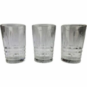 Crystal Glas CARINA - Kristal Glas - 10 cm x 6Ø - Set van 3 Crystal Glas CARINA - Kristal Glas - 10 cm x 6Ø - Set van 3