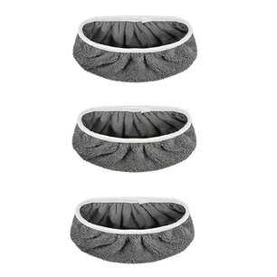 Microvezeldoek voor Dweil - Grijs - Polyester - Set van 3 - Schoonmaakdoek - Vloerwisser - Herbruikbaar - Streeploos - Sterk Absorberend Microvezeldoek voor Dweil - Grijs - Polyester - Set van 3 - Schoonmaakdoek - Vloerwisser - Herbruikbaar - Streeploos - Sterk Absorberend