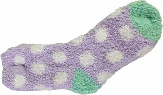 Super Soft huissokken - Paars / Wit / Groen - Maat 37 - 38 - 2 paar Super Soft huissokken - Paars / Wit / Groen - Maat 37 - 38 - 2 paar