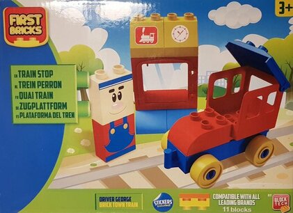 First Bricks trein - blokken - bouwstenen- stenen First Bricks trein - blokken - bouwstenen- stenen