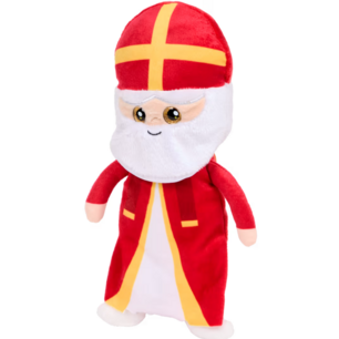 Sinterklaas knuffel - Pluche - Kids - Rood - Polyester - 30 cm  Sinterklaas knuffel - Pluche - Kids - Rood - Polyester - 30 cm