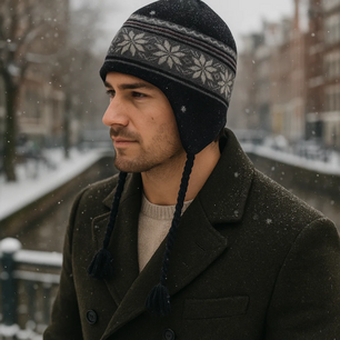 Muts - ISA - Grijs / Zwart - Unisex