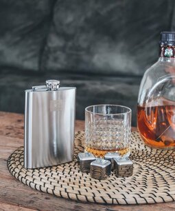 Vacu Vin Whiskey Stones | RVS | Set van 4
