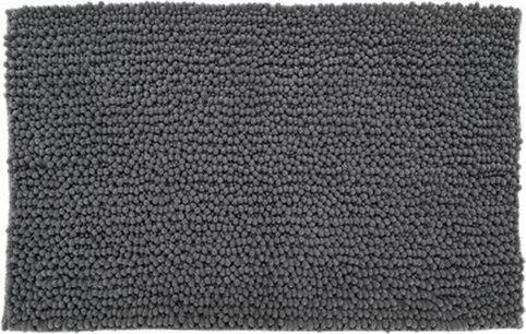 Chenille Badmat AFRA - Grijs - Polyester - 50 x 80 cm