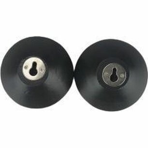 Wandhaak LUNA - Zwart - Hout / Metaal - Ø 8 x 4 cm - Maat m