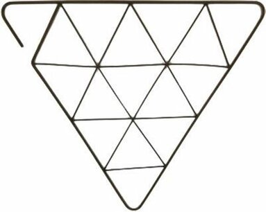 Wandrek HARRIS Driehoek - Goud - Metaal - 46 x 46 cm