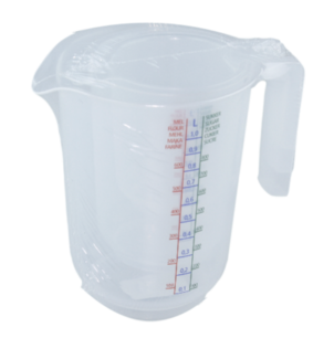 Set van 3 maatbekers - Kunststof - 250ml / 500ml / 1000ml Set van 3 maatbekers - Kunststof - 250ml / 500ml / 1000ml