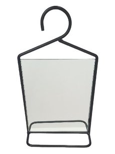 Halspiegel RINSE - Zwart - Metaal - 18 x 33 cm - Maat S Halspiegel RINSE - Zwart - Metaal - 18 x 33 cm - Maat S