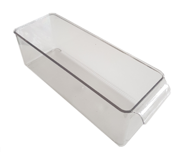 Koelkast opbergbak - Transparant - Plastic - 30 x 10 x 10 cm - Maat S Koelkast opbergbak - Transparant - Plastic - 30 x 10 x 10 cm - Maat S