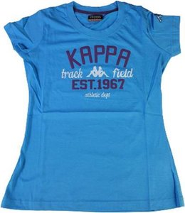 Kappa - T-shirt Athletic - Blauw - Maat XS - Vrouwen