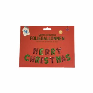 Folieballonnen ''Merry Christmas" - 37 cm - Ballon - Kerstversiering - Kerst - Kerstmis - Helium - Kerstdecoratie - lucht - Helium 