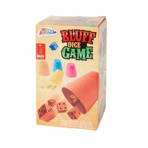 Bluf Dobbelspel - Bluff Dice Game - 8+ - 2 tot 6 spelers - Dobbelspel - Dobbelstenen - Multicolor