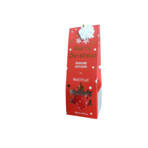 Kerst Geurstokjes - Rood - Rood Fruit - 100 ml - Geur - Stokjes - Huisparfum - Diffuser - Wonen - Thuis - Kerstmis