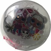 LOL Surprise kerstbal XL - Transparant / Multicolor - Kunststof - ø 10 cm