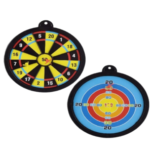 Magnetisch Dartbord - Geel / Blauw / Rood - Kunststof - Speelgoed - Darten - Darts - Cadeau