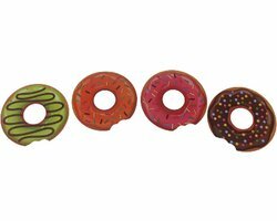Donut slinger - Roze / Multicolor - Karton / Touw - 500 cm - Feest - Party - Donut - Slingers - Vlaggenlijn