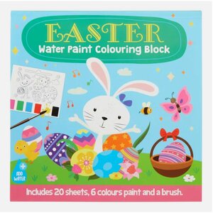 Pasen Waterverf Kleurboek - Pasen - Paashaas - Stickers - Kinderen - Tekenen - Knutselen - Multicolor