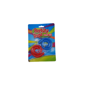 Super stretchy sticky rope - Rood / Blauw - Siliconen - 2 Stuks - Speelgoed - Cadeau - Spelen
