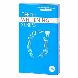 Tanden Bleek Strips - Kuur 28 behandelingen - Peroxide vrij - Mint 