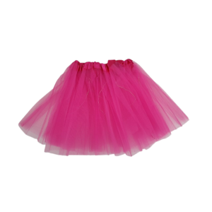 Tutu Met LED Licht - Hard Roze - Kinderen - Carnaval - Feestje - Rokje - Verkleden - Verkleedkleding