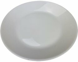 Ontbijtbord COLE - Wit - Porselein - Ø17,5 cm - Set van 4